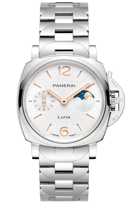 panerai 1301|Panerai PAM01301 : Luminor Due Luna Automatic Stainless  .